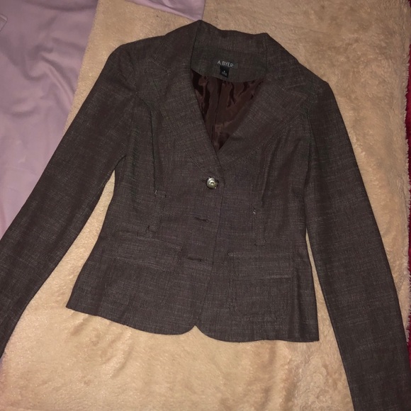 A. Byer Jackets & Blazers - Brown Blazer